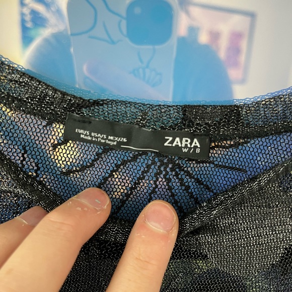 Zara galaxy see through mesh top - Picture 14 of 15